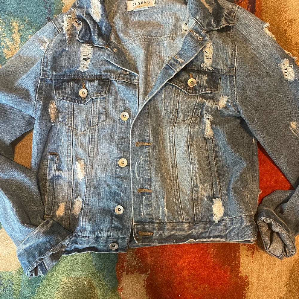 Cute jean jacket!